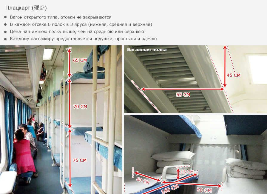 Плацкарт в Китае